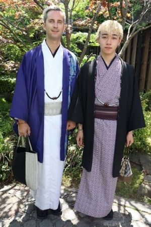 男性着物