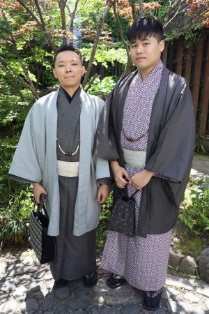 男性着物