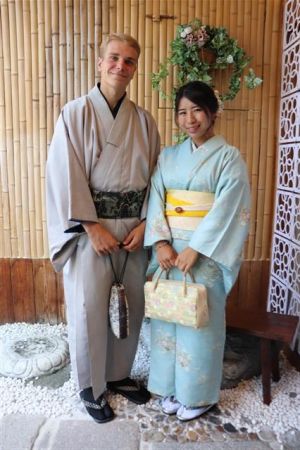 男性着物