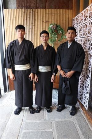 男性着物