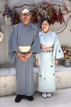男性着物