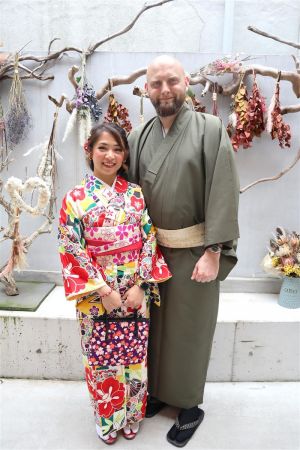 男性着物
