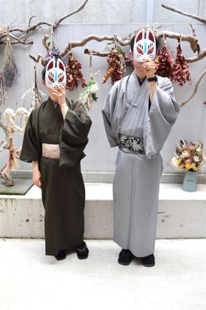 男性着物