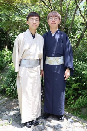 男性着物