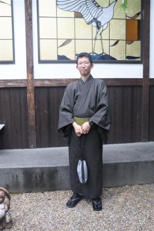 男性着物