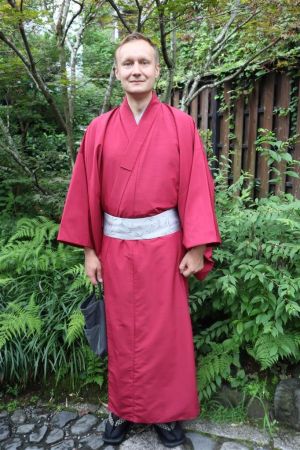 男性着物