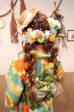 フリーチョイスヘアセット