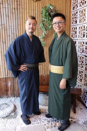 男性着物