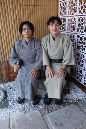 男性着物