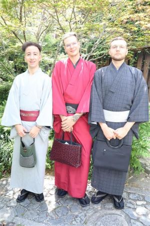 男性着物