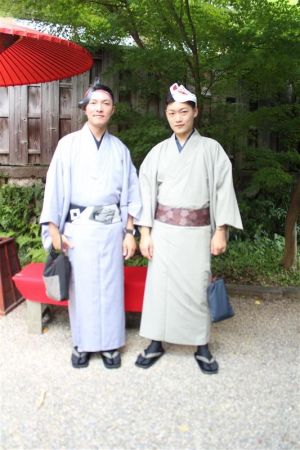 男性着物