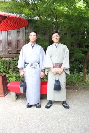 男性着物