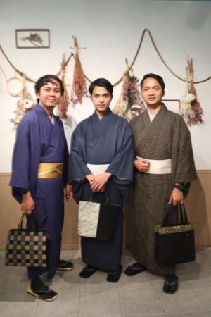 男性着物