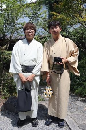 男性着物