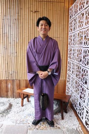 男性着物