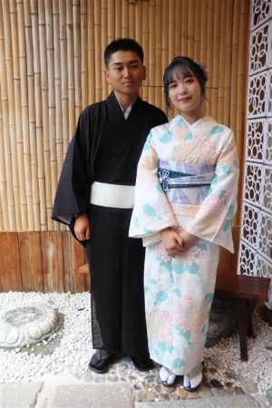 男性着物