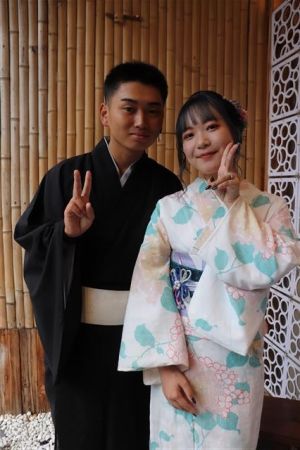 男性着物