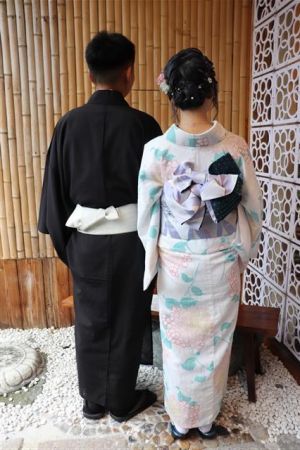 男性着物