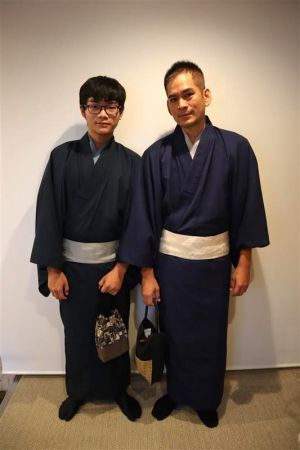男性着物