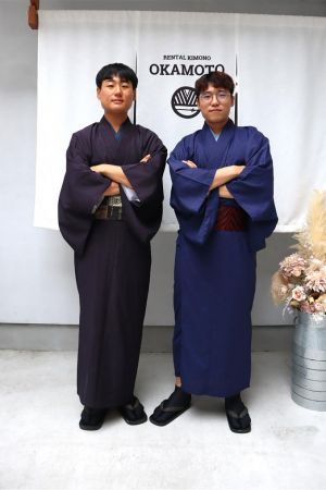 男性着物