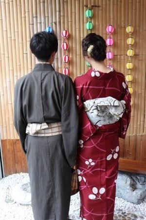 男性着物