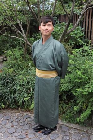 男性着物