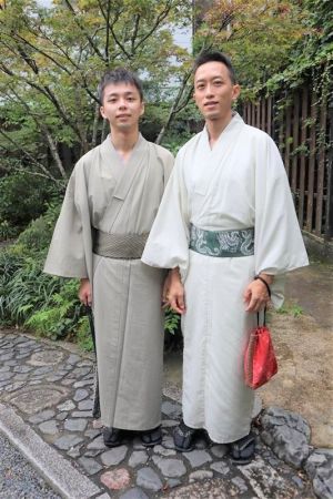 男性着物