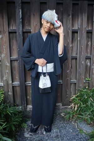 男性着物