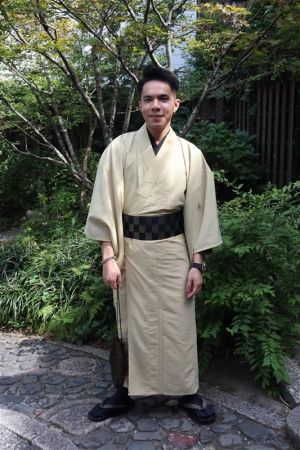 男性着物