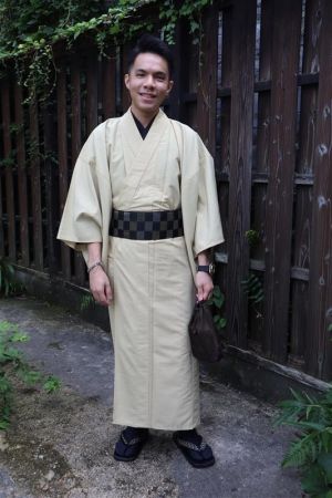 男性着物