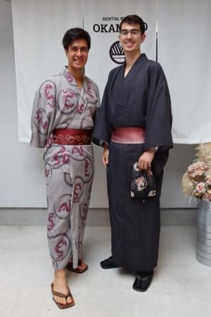 男性着物