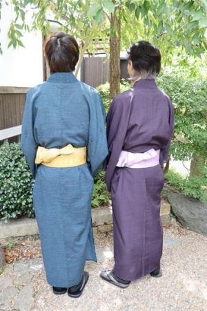 男性着物