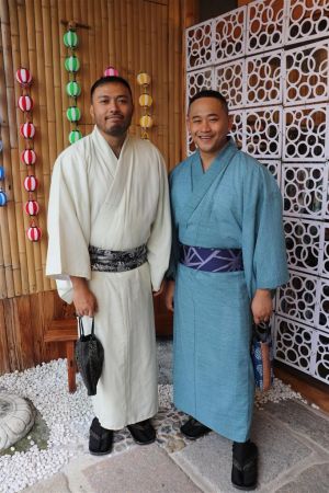 男性着物
