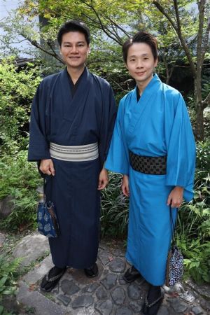 男性着物