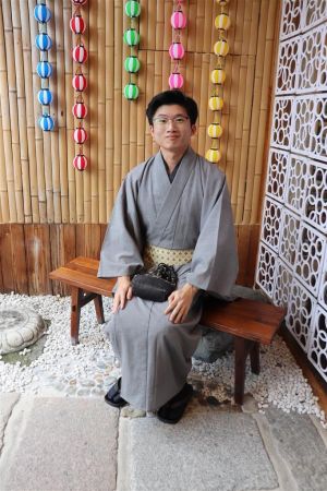 男性着物