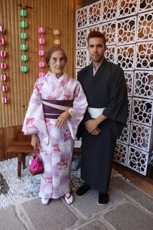 男性着物