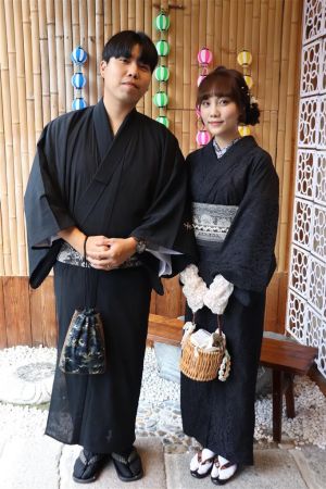 男性着物