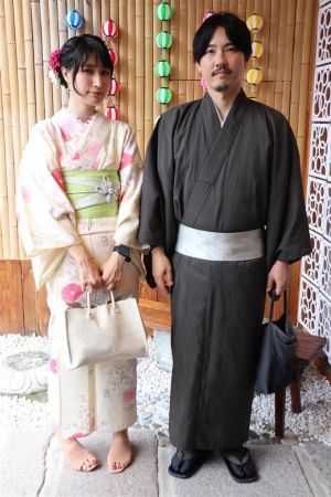 男性着物