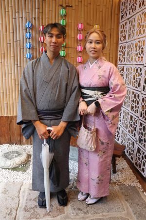 男性着物