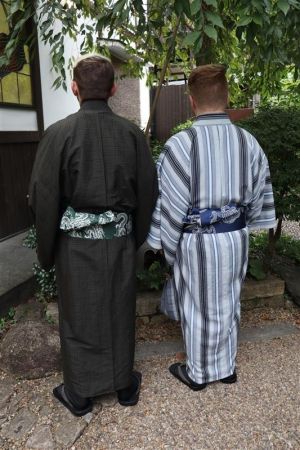 男性着物