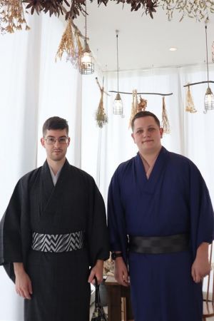 男性着物