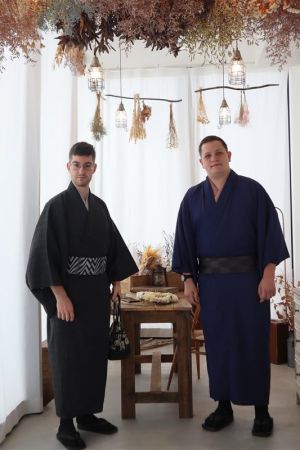 男性着物