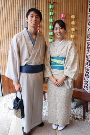 男性着物