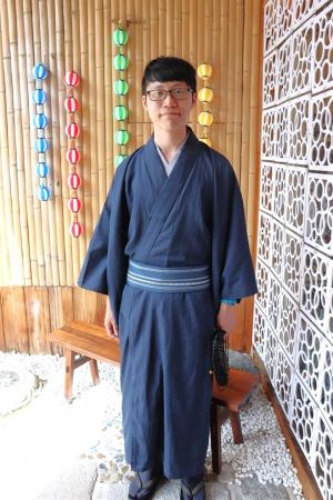 男性着物