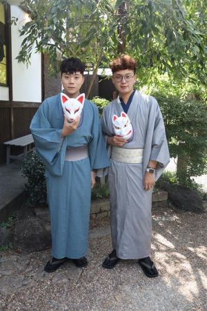 男性着物