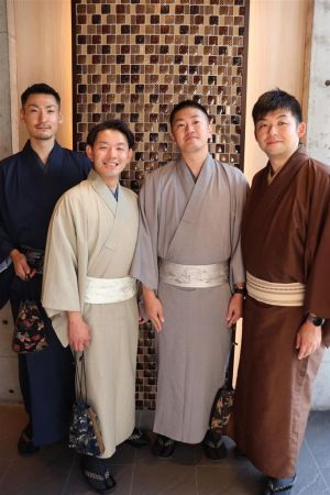 男性着物