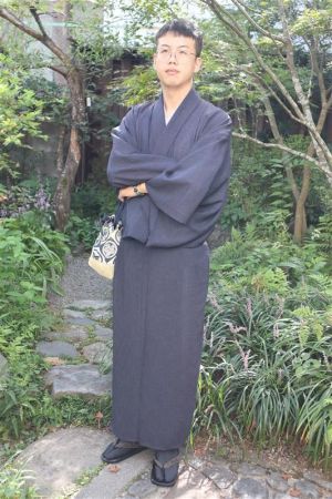 男性着物