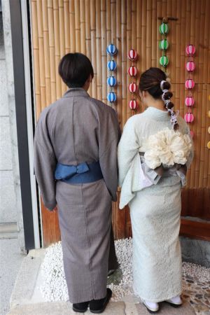 男性着物