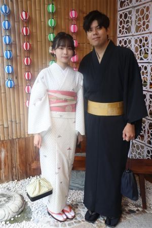 男性着物