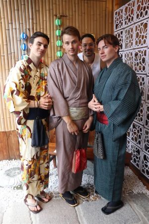 男性着物